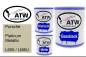 Preview: Porsche, Platinum Metallic, L655 / LM8U: 1L Lackdose + 1L Klarlack + 500ml Härter - Set, von ATW Autoteile West.